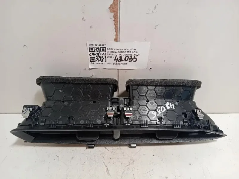 Griglia Condotto ARIA Cruscotto Centrale 39198627 Opel Corsa F 2019