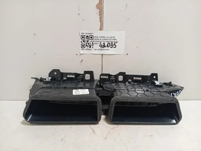 Griglia Condotto ARIA Cruscotto Centrale 39198627 Opel Corsa F 2019