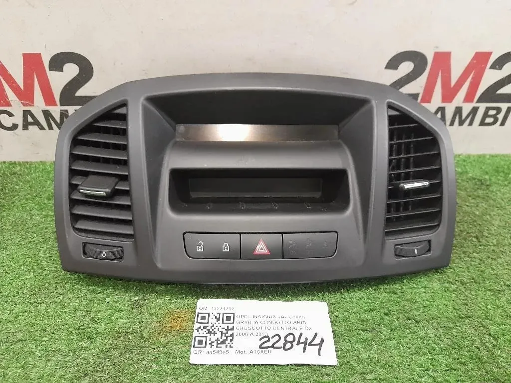Griglia Condotto ARIA Cruscotto Centrale 13274792 13233977F Opel Insignia A 2009