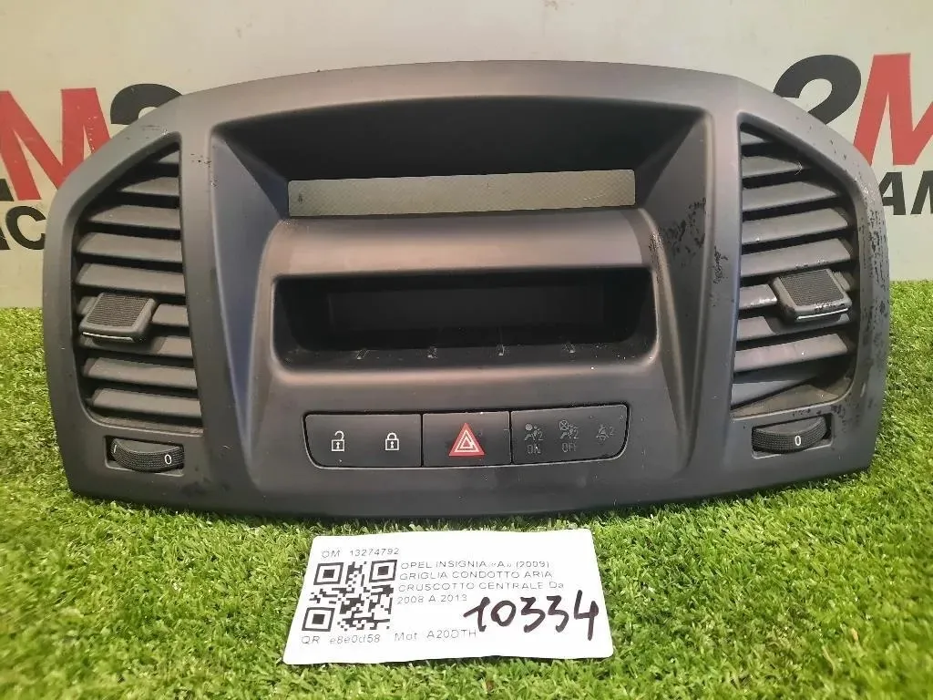 Griglia Condotto ARIA Cruscotto Centrale 13274792 Opel Insignia A 2009