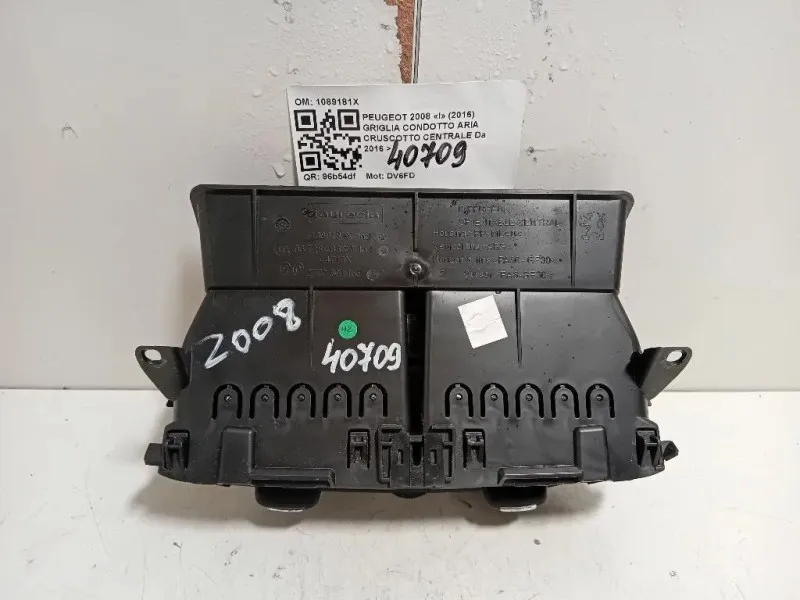Griglia Condotto ARIA Cruscotto Centrale 1089181X Peugeot 2008 I 2016