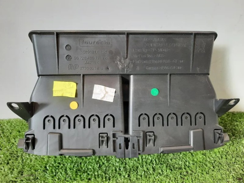 Griglia Condotto ARIA Cruscotto Centrale 96728486ZD Peugeot 208 I 2012