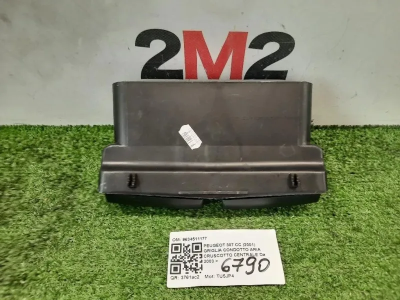 Griglia Condotto ARIA Cruscotto Centrale 9634511177 Peugeot 307 CC 2001