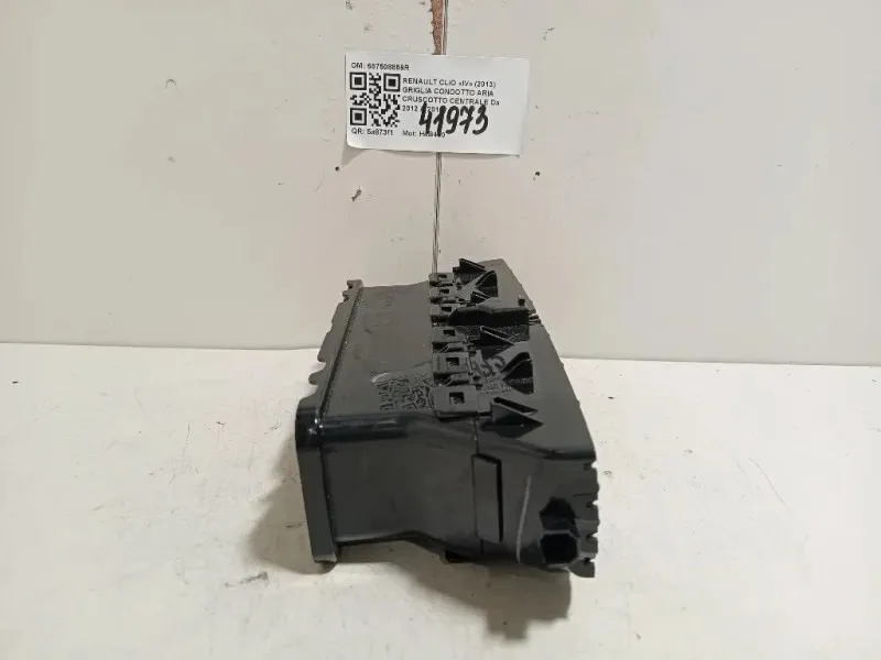 Griglia Condotto ARIA Cruscotto Centrale 687508859R Renault CLIO IV 2013