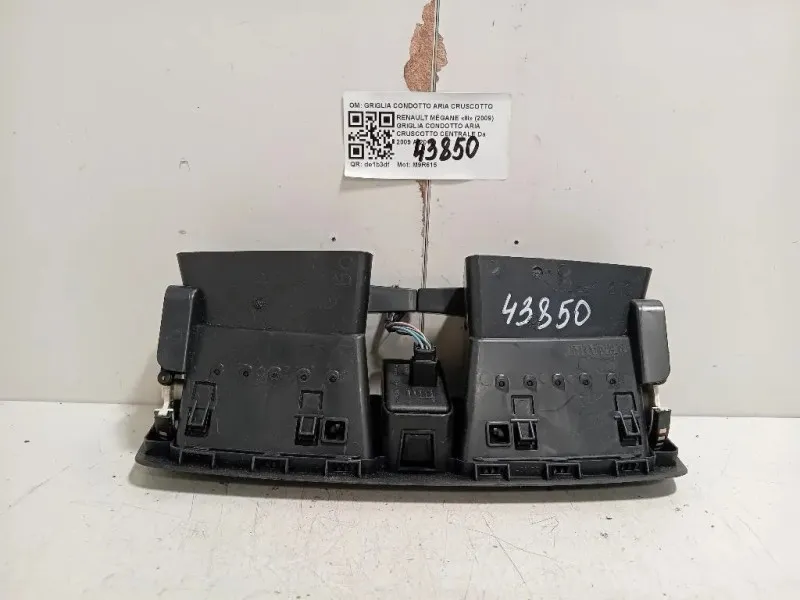 Griglia Condotto ARIA Cruscotto Centrale GRIGLIA CONDOTTO ARIA CRUSCOTTO CENTRALE Renault Mégane III 2009