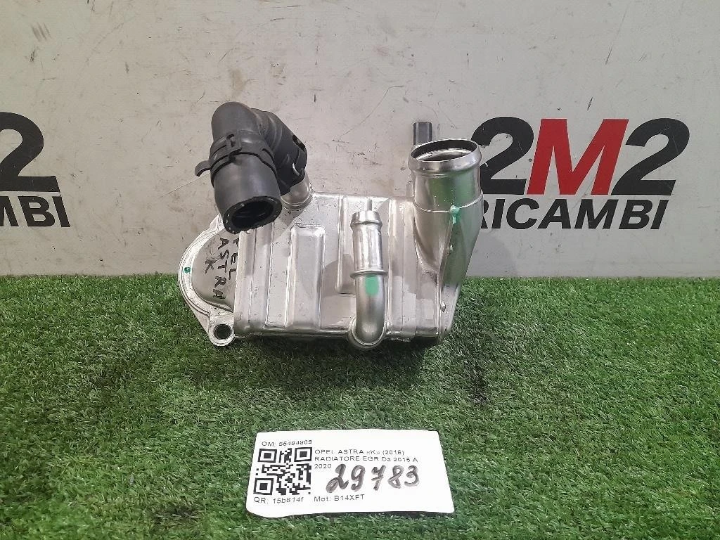 Radiatore EGR 55484809 Opel Astra K 2016