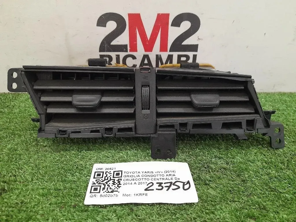 Griglia Condotto ARIA Cruscotto Centrale 20521 Toyota Yaris IV 2014