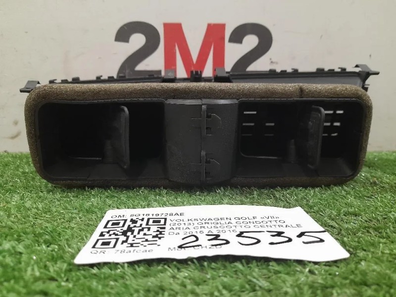 Griglia Condotto ARIA Cruscotto Centrale 5G1819728AE Volkswagen GOLF VII 2013