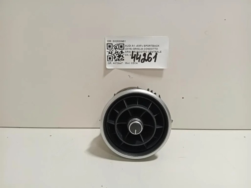 Griglia Condotto ARIA Cruscotto Centrale DX 8X2820951 Audi A1 8XF Sportback 2015