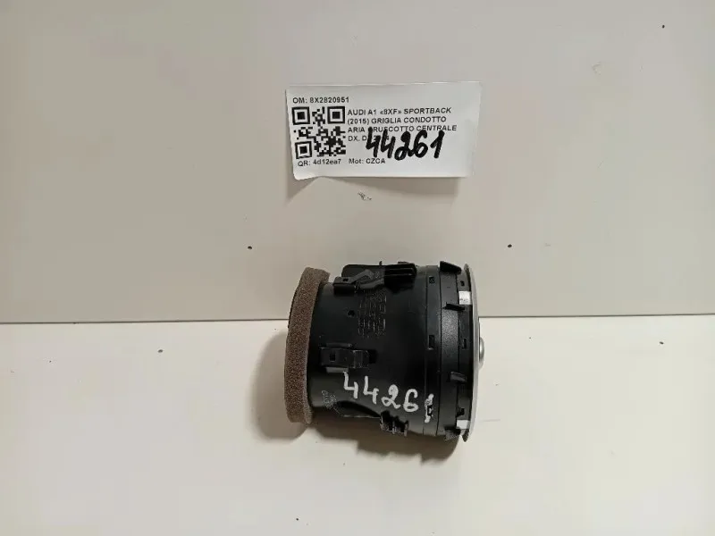 Griglia Condotto ARIA Cruscotto Centrale DX 8X2820951 Audi A1 8XF Sportback 2015