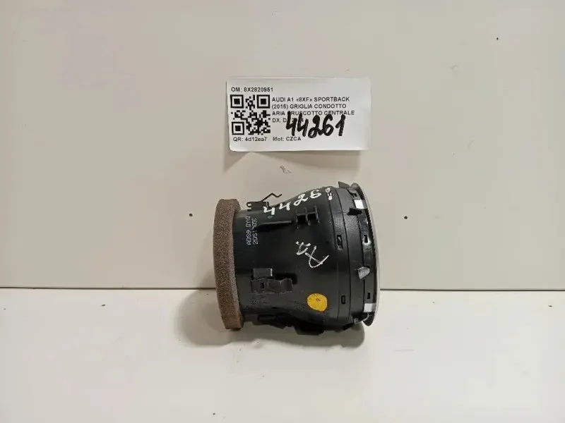Griglia Condotto ARIA Cruscotto Centrale DX 8X2820951 Audi A1 8XF Sportback 2015