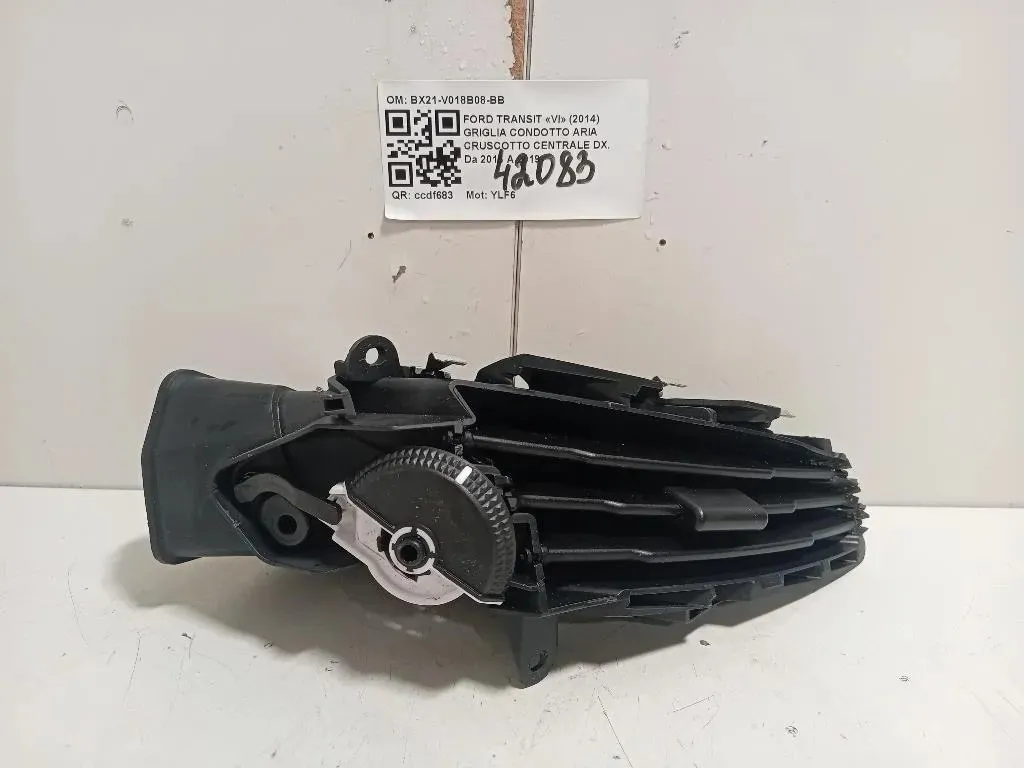 Griglia Condotto ARIA Cruscotto Centrale DX BX21-V018B08-BB Ford Transit VI 2014
