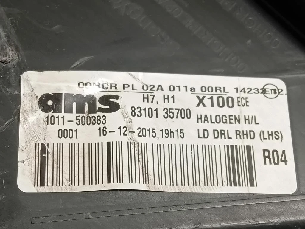 Proiettore ANT SX 83101 35700 Ssangyong Tivoli 2015