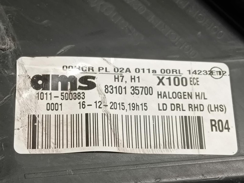 Proiettore ANT SX 83101 35700 Ssangyong Tivoli 2015