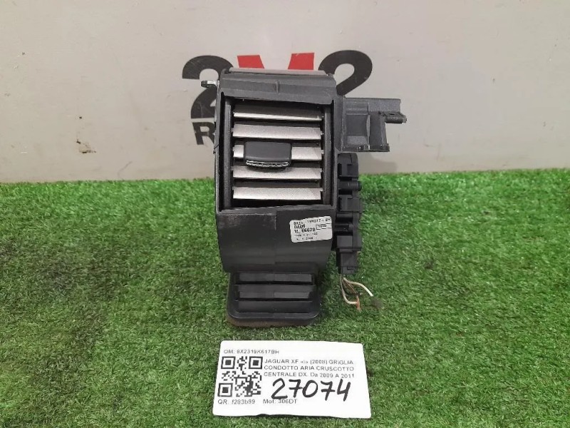 Griglia Condotto ARIA Cruscotto Centrale DX 8X2319K617BH Jaguar XF I 2008