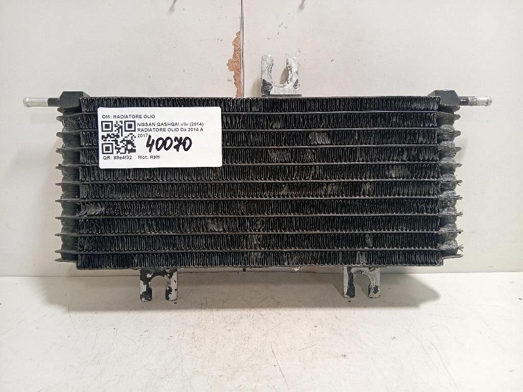 Radiatore OLIO RADIATORE OLIO Nissan Qashqai II 2014