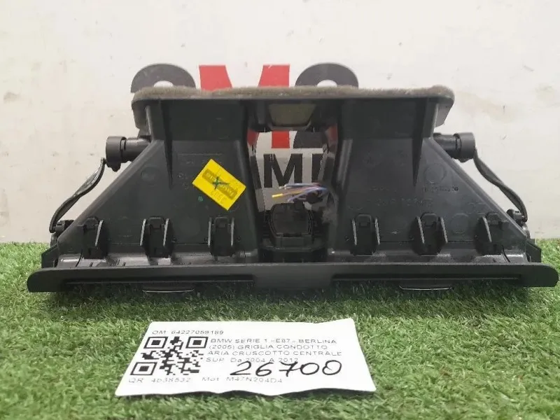 Griglia Condotto ARIA Cruscotto Centrale SUP 64227059189 Bmw Serie 1 E87 Berlina 2005
