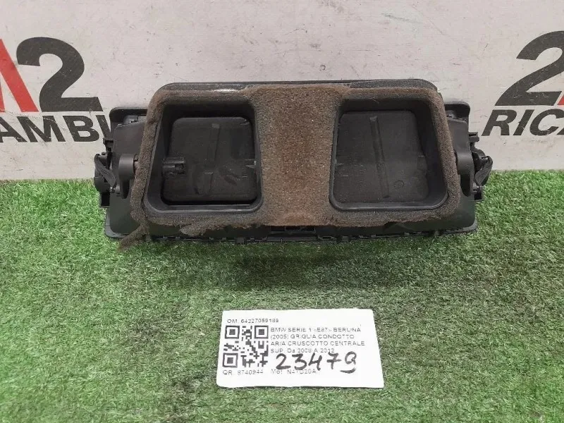 Griglia Condotto ARIA Cruscotto Centrale SUP 64227059189 Bmw Serie 1 E87 Berlina 2005