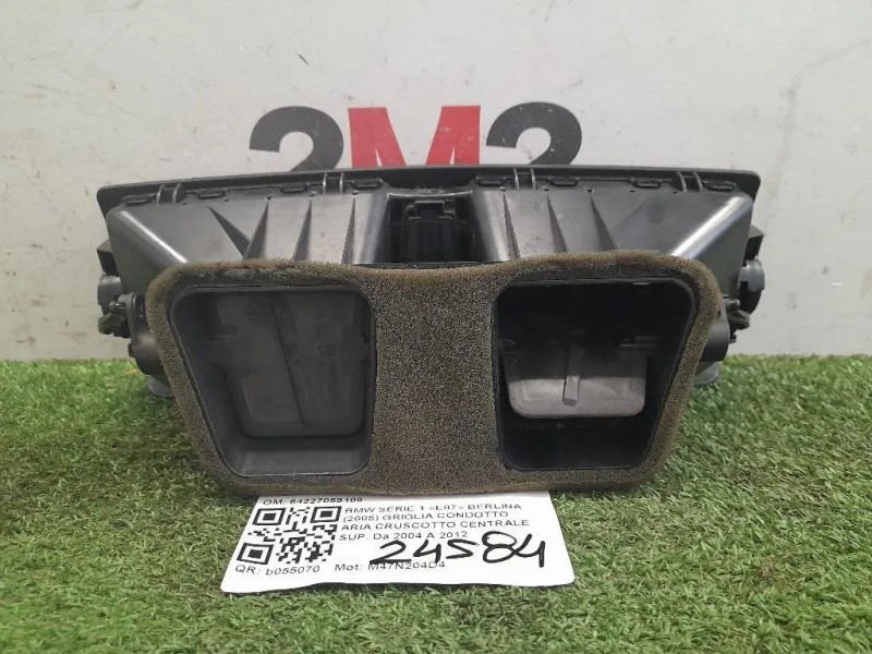 Griglia Condotto ARIA Cruscotto Centrale SUP 64227059189 Bmw Serie 1 E87 Berlina 2005