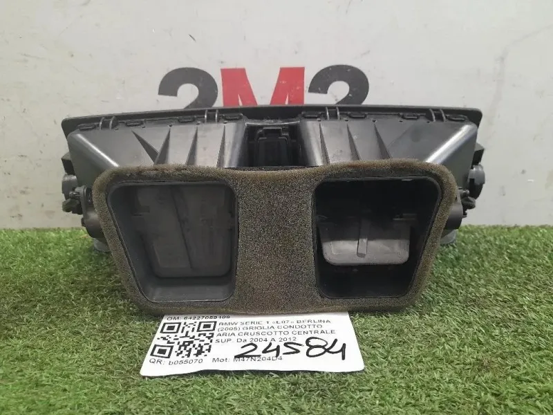 Griglia Condotto ARIA Cruscotto Centrale SUP 64227059189 Bmw Serie 1 E87 Berlina 2005