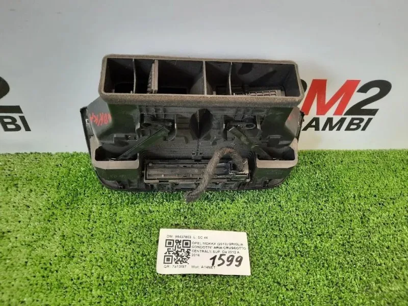 Griglia Condotto ARIA Cruscotto Centrale SUP 95437803 Opel Mokka 2013