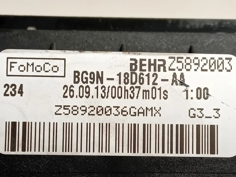 Radiatore Riscaldamento BG9N-18D612-AA Land Rover Range Rover Evoque I 2011