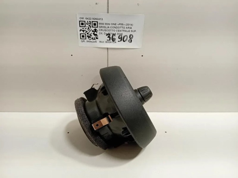 Griglia Condotto ARIA Cruscotto Centrale SUP DX 6422 9262413 Mini MINI ONE F55 2014
