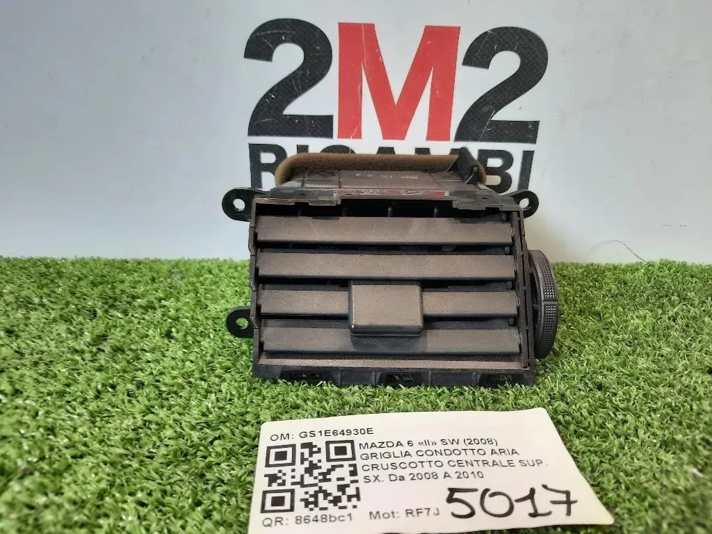 Griglia Condotto ARIA Cruscotto Centrale SUP SX GS1E64930E Mazda 6 II SW 2008