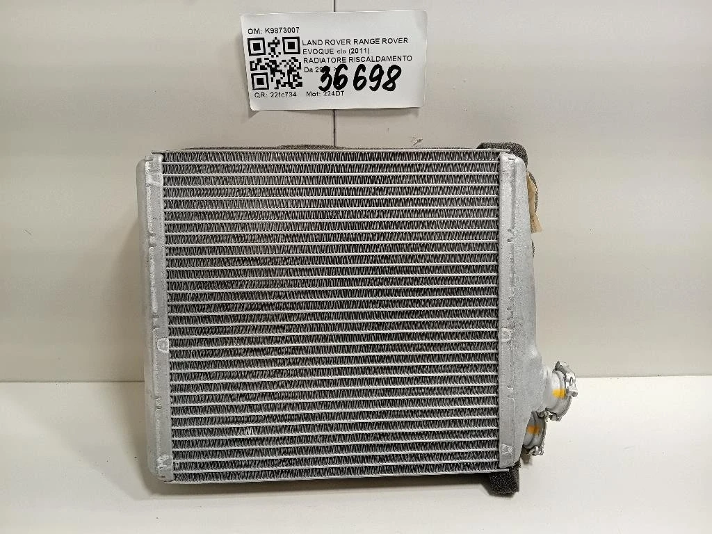 Radiatore Riscaldamento K9873007 Land Rover Range Rover Evoque I 2011