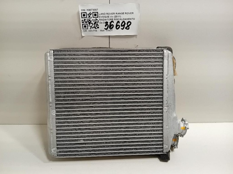 Radiatore Riscaldamento K9873007 Land Rover Range Rover Evoque I 2011