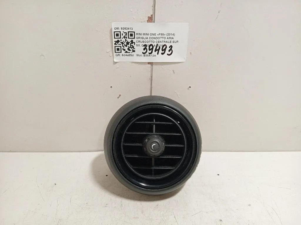 Griglia Condotto ARIA Cruscotto Centrale SUP SX 9262413 Mini MINI ONE F55 2014