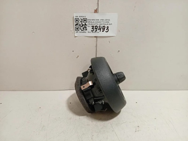 Griglia Condotto ARIA Cruscotto Centrale SUP SX 9262413 Mini MINI ONE F55 2014