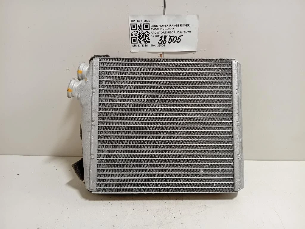 Radiatore Riscaldamento K9873005 Land Rover Range Rover Evoque I 2011