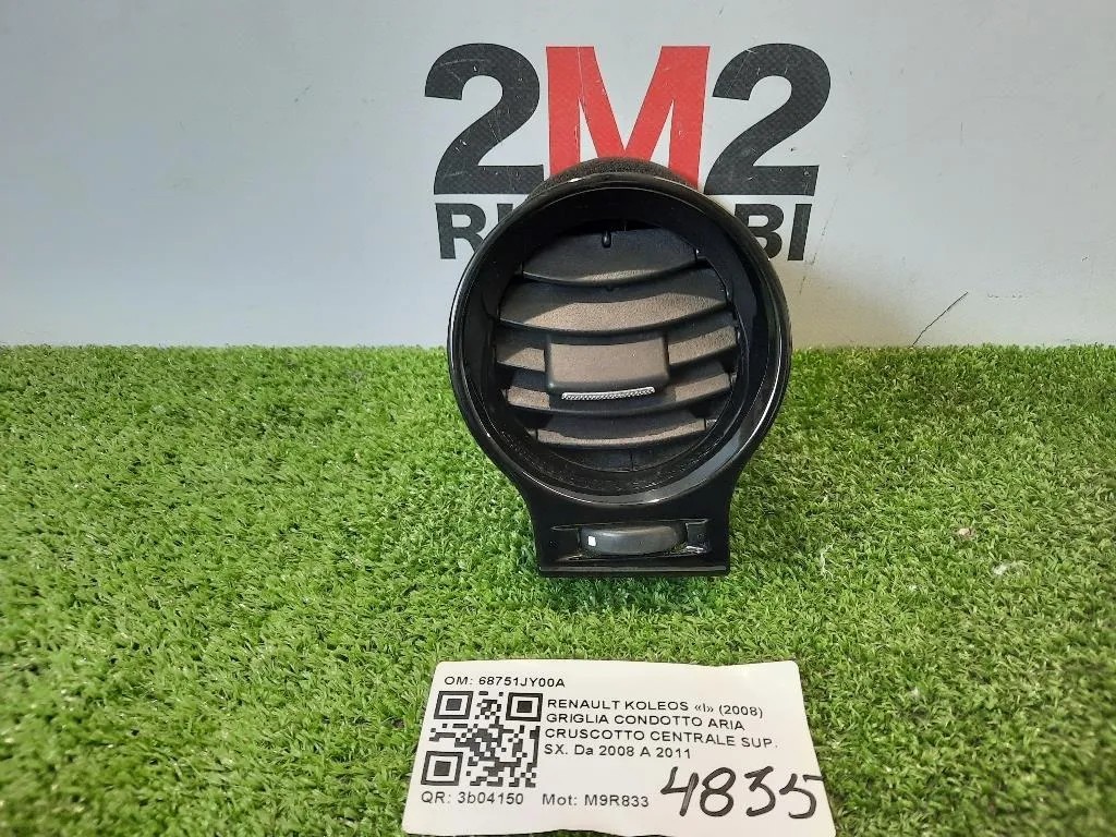 Griglia Condotto ARIA Cruscotto Centrale SUP SX 68751JY00A Renault Koleos I 2008