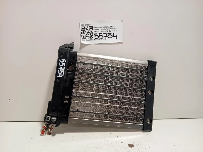 Radiatore Riscaldamento 3422661 Mini MINI Cooper R57 Cabrio 2007
