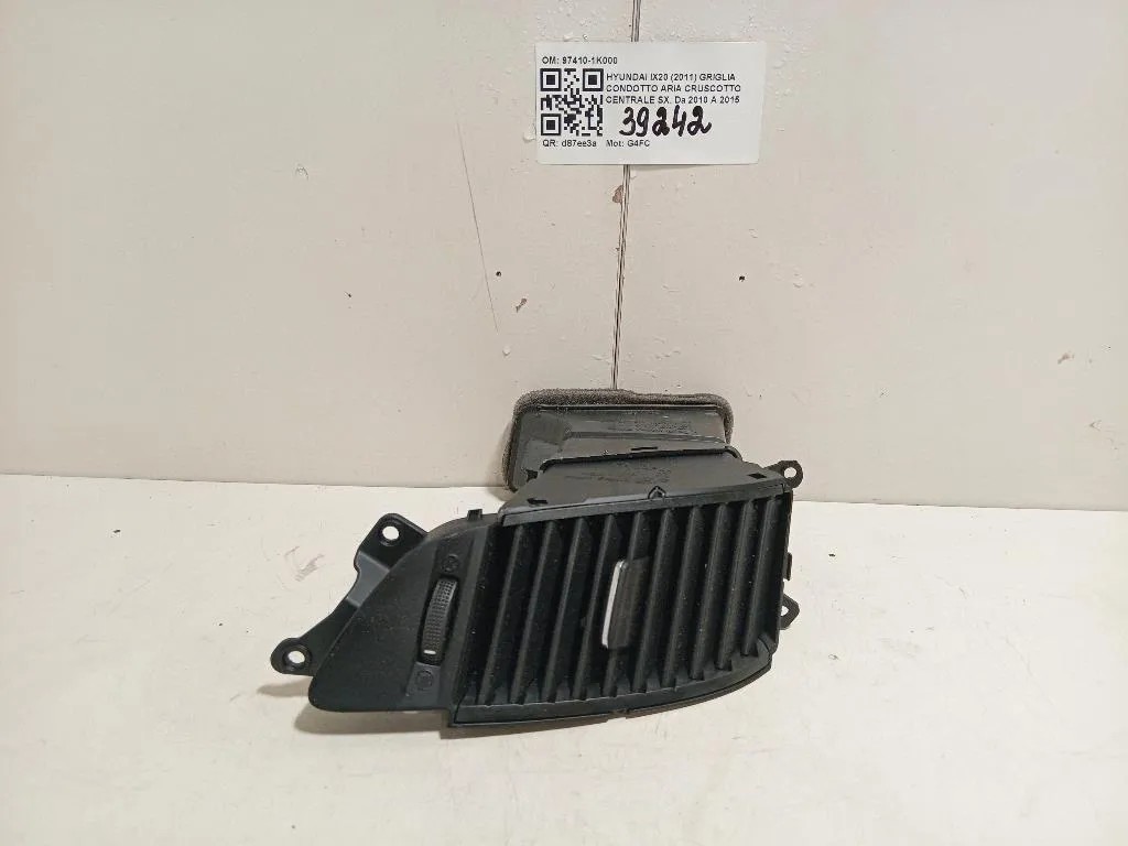 Griglia Condotto ARIA Cruscotto Centrale SX 97410-1K000 Hyundai IX20 2011