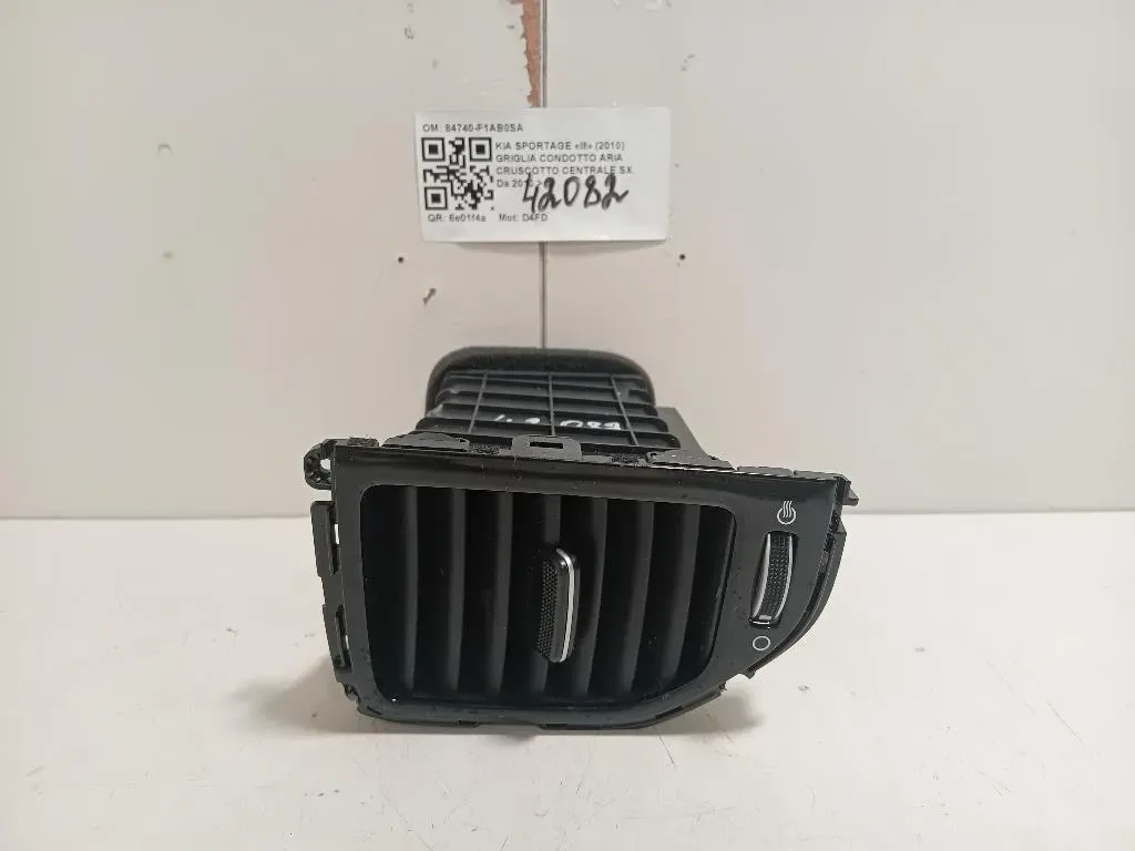 Griglia Condotto ARIA Cruscotto Centrale SX 84740-F1AB0SA Kia Sportage III 2010