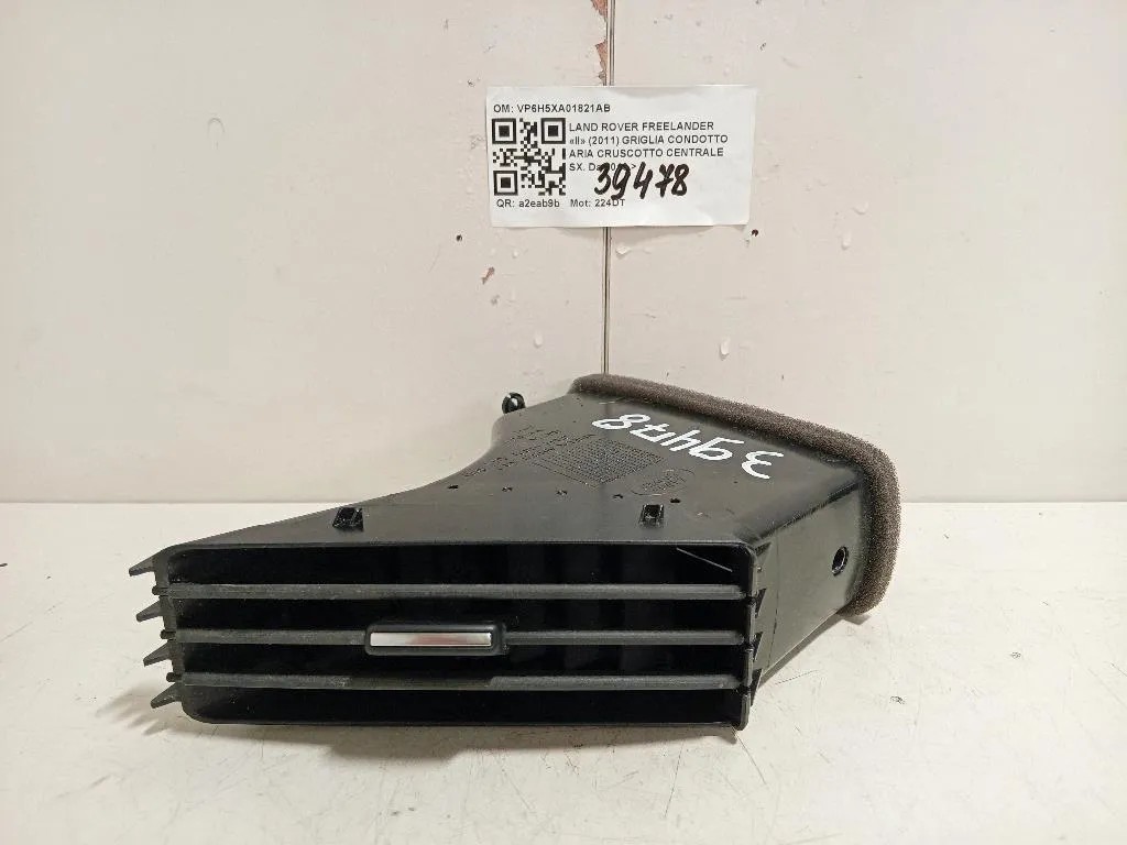 Griglia Condotto ARIA Cruscotto Centrale SX VP6H5XA01821AB Land Rover Freelander II 2011
