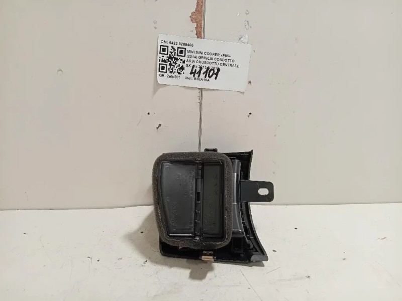 Griglia Condotto ARIA Cruscotto Centrale SX 6422 9265405 Mini MINI Cooper F56 2014