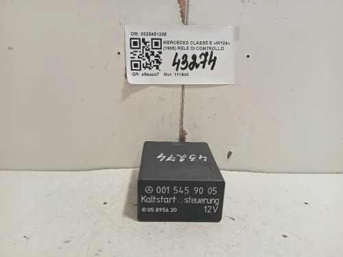 RELE DI Controllo 0025451205 Mercedes Classe E W124 1985