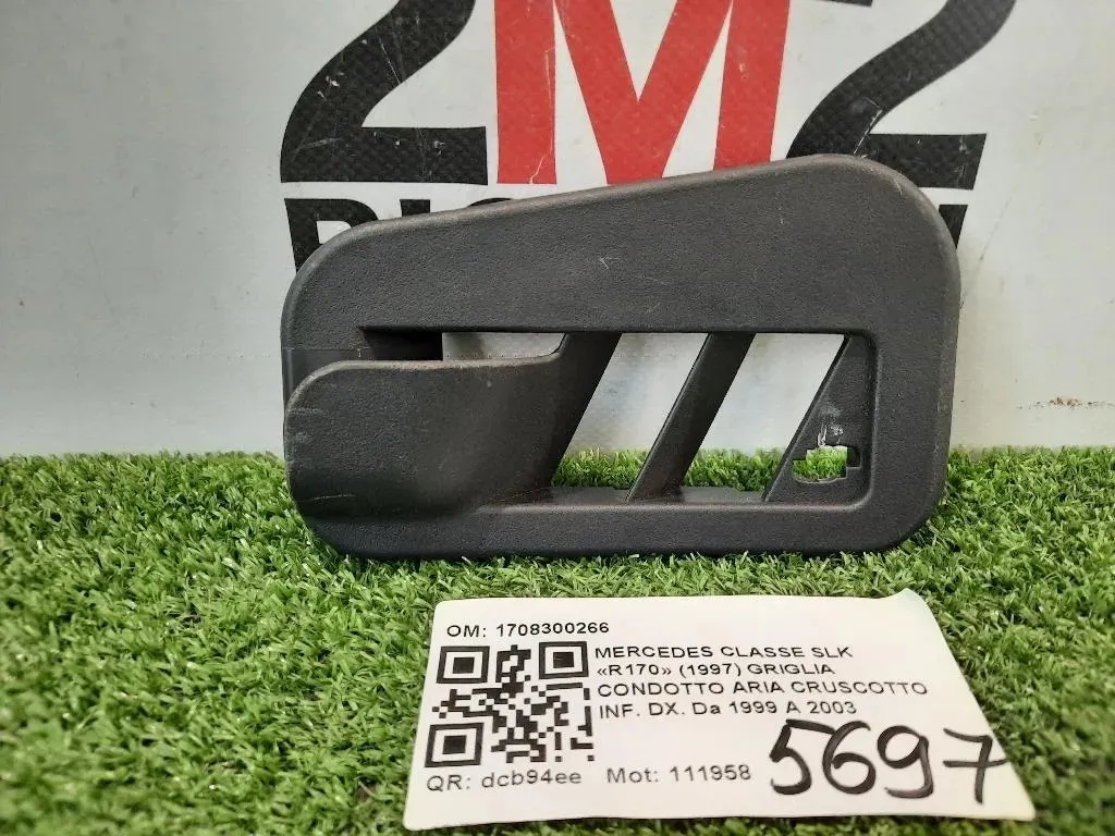 Griglia Condotto ARIA Cruscotto INF DX 1708300266 Mercedes Classe SLK R170 1997