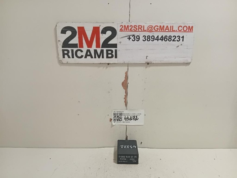 RELE DI Controllo 0025451205 Mercedes Classe E W124 1985