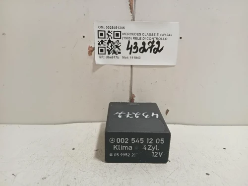 RELE DI Controllo 0025451205 Mercedes Classe E W124 1985