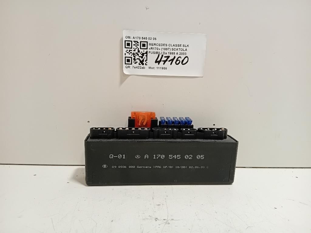 RELE DI Controllo A170 545 02 05 Mercedes Classe SLK R170 1997