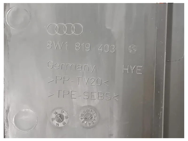 Griglia Condotto ARIA Parabrezza 8W1 819 403 PARABREZZA Audi A4 8W5 Avant 2015