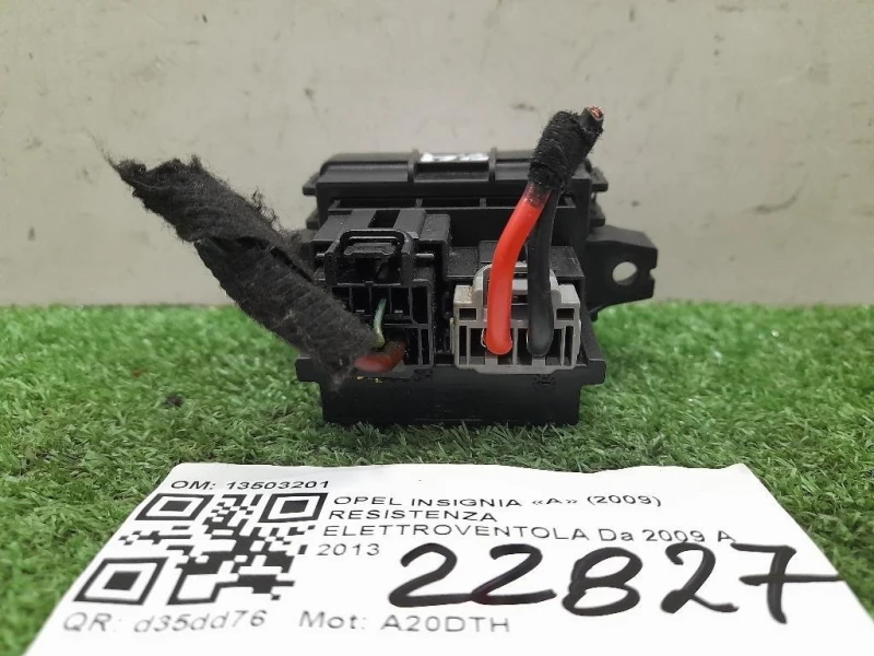 Resistenza Elettroventola 13503201 Opel Insignia A 2009
