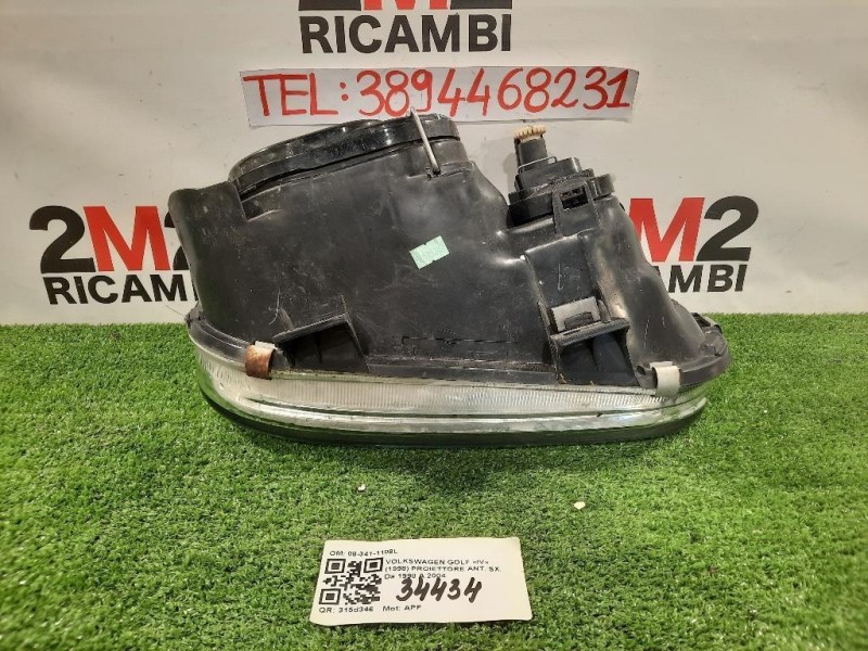 Proiettore ANT SX 08-341-1108L Volkswagen GOLF IV 1998