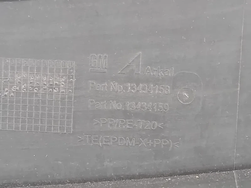 Griglia Condotto ARIA Parabrezza 13434159 Opel Corsa E 2014