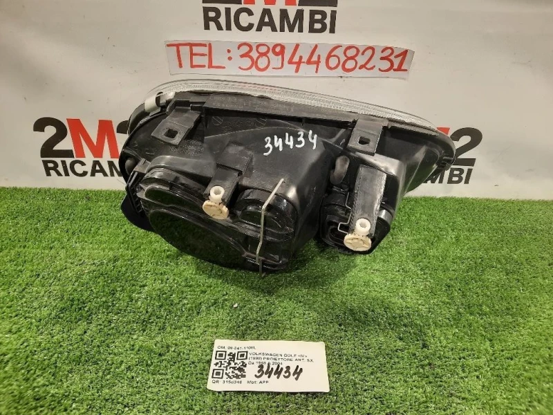 Proiettore ANT SX 08-341-1108L Volkswagen GOLF IV 1998