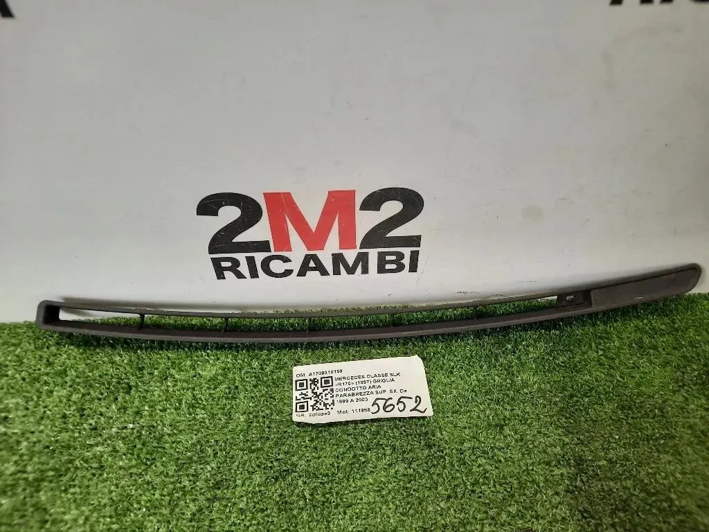 Griglia Condotto ARIA Parabrezza SUP SX A1708310159 CENTRALE Mercedes Classe SLK R170 1997